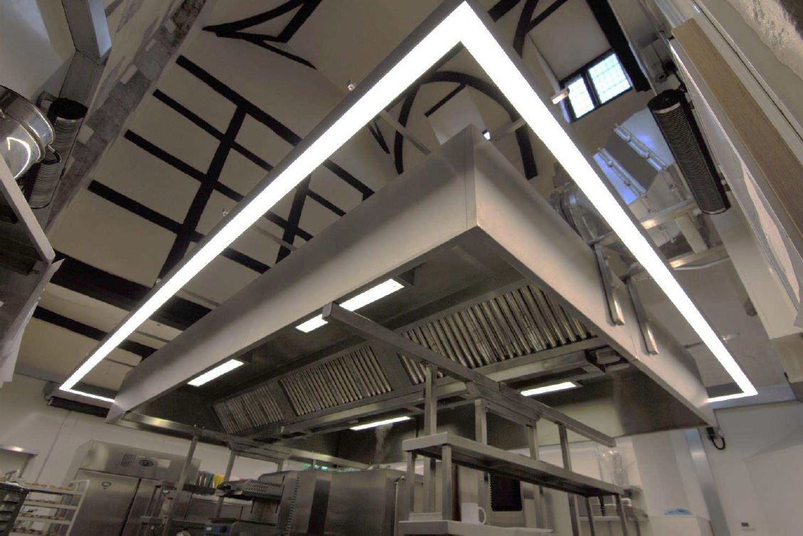 Supply and installation of a Commercial Kitchen Canopy and Furanflex Liners